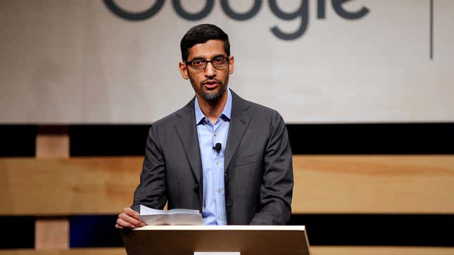 Sundar Pichai.