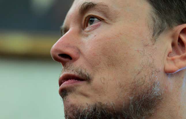 Image for article titled Tesla stock short-sellers raked in $4 billion as Elon Musk and Trump broke up