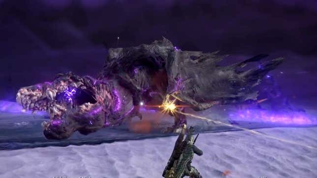 The player character fights Adel.