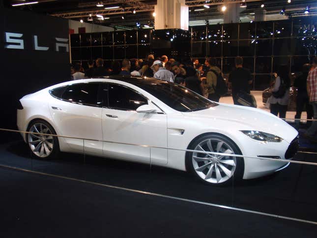 The Model S prototype was revealed in 2009. Remember that fake grille they used to have?