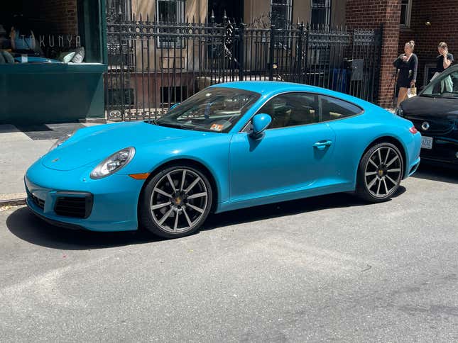 Cars on the streets of New York.