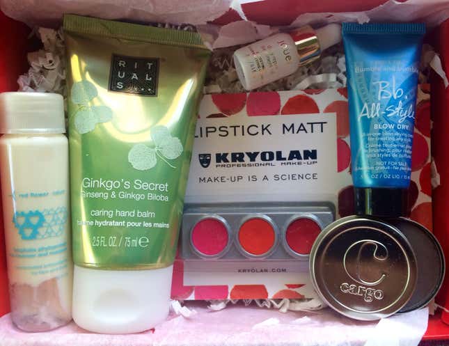 Image for article titled Here Are all the Goodies That Came in Our October Beauty Boxes