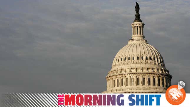 Top of the Captiol building in Washington, DC