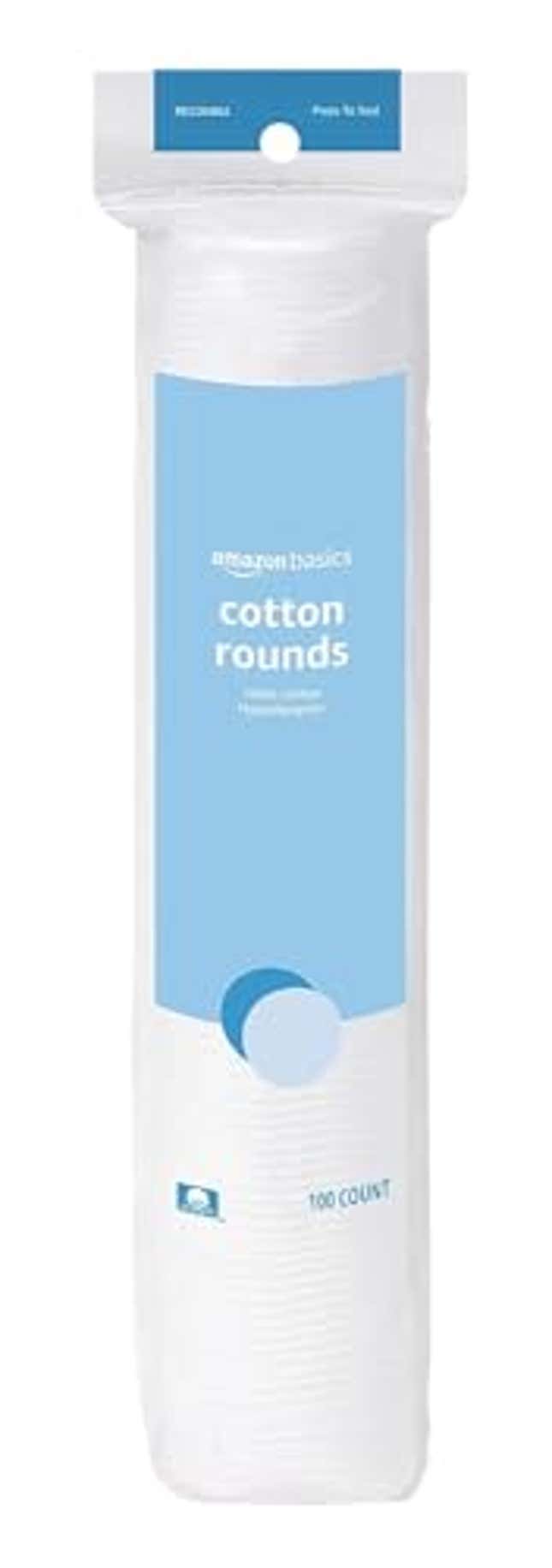 Image for article titled Amazon Basics Hypoallergenic 100% Cotton Rounds, Now 27% Off