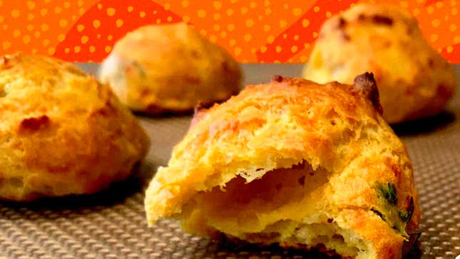 Sweet Potato Gougeres