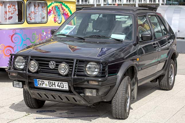 VW Golf Country, boxy lifted hatchback