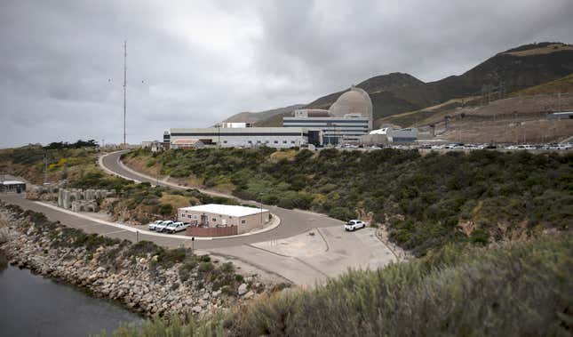 FILE - The Diablo Canyon Nuclear Power Plant is seen on June 1, 2023, in Avila Beach, Calif. A California judge on Thursday, Aug. 24, is rejecting an environmental group&#39;s lawsuit that sought to block the state&#39;s largest utility from seeking to extend the operating life of the Diablo Canyon Nuclear Power Plant. Friends of the Earth sued in state Superior Court in April, hoping to derail a proposal to extend the federal licenses of the twin-domed plant for at least five years. (Laura Dickinson/The Tribune via AP, File)