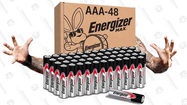 Energizer AAA/AA Batteries Combo Pack (48 Count) | $23 | Amazon