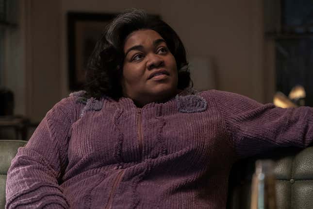 This image released by Focus Features shows Da&#39;Vine Joy Randolph in a scene from &quot;The Holdovers.&quot; (Seacia Pavao/Focus Features via AP)