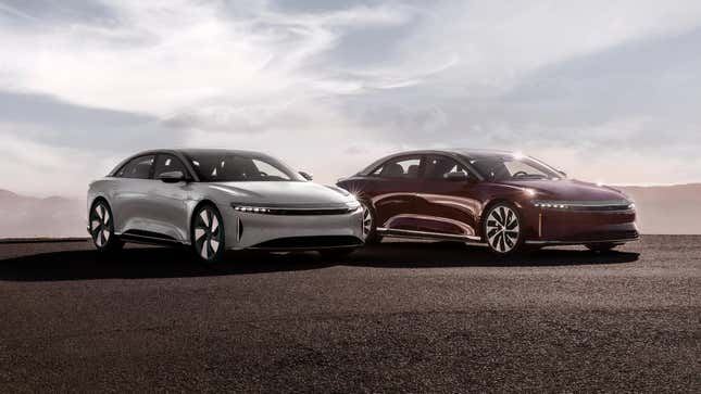 Image for article titled Lucid Is Getting in on the EV Price Wars