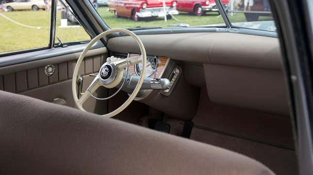 A very intense Tucker Torpedo Replica at the 2018 Greenwich Concours d'Elegance.