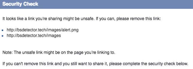 Image for article titled Facebook warned people that a popular fake news detector might be “unsafe”