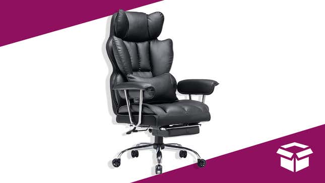 This big and tall leather office chair is down to $260.