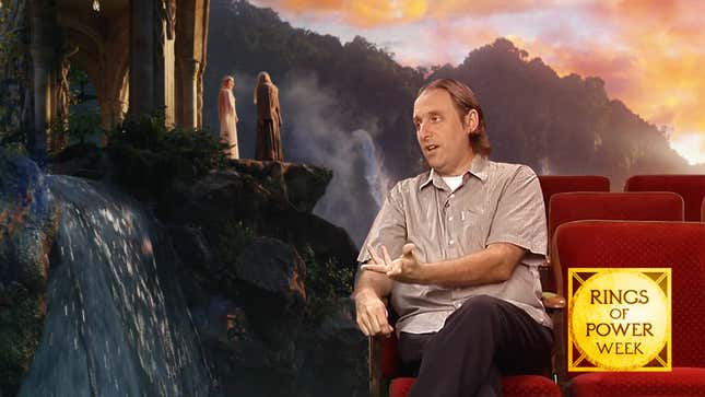 The Hobbit: An Unexpected Journey (Screenshot: Youtube) and Gregg Turkington on On Cinema At The Cinema (Screenshot: Youtube/Adult Swim) 