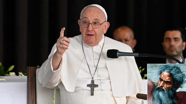 Image for article titled Pope Francis Encourages Catholics To Ask For What They Want While God In Good Mood