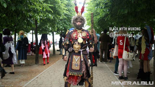A photograph of a cosplayer at London's MCM Expo