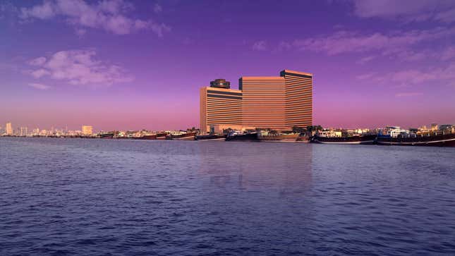 The Hyatt Regency on the Dubai Corniche