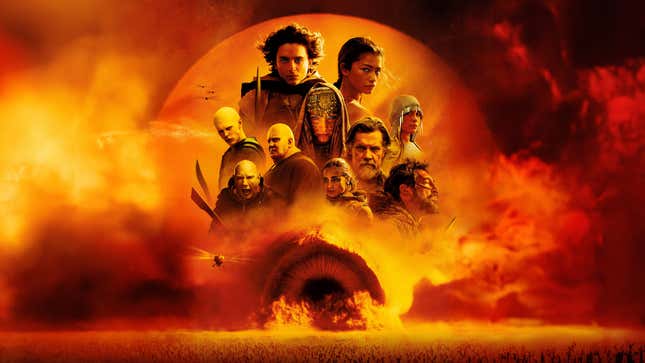 الملصق الرئيسي لفيلم Dune: الجزء الثاني.