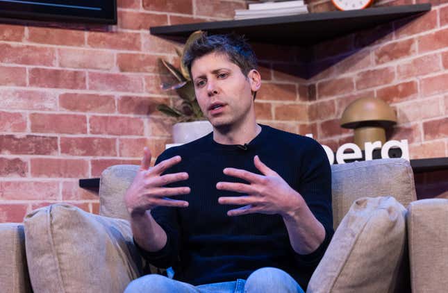 OpenAI CEO Sam Altman.