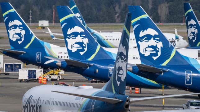 Alaska Airlines planes