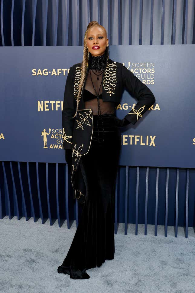 Image for article titled 2024 SAG Awards: Black Stars’ Best Red Carpet Looks