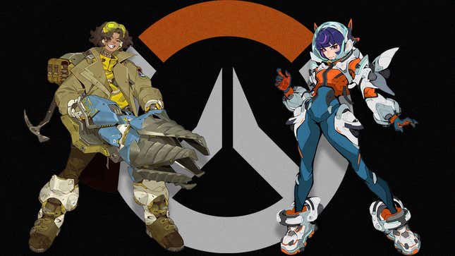 Venture and "Space Ranger" are shown in front of the Overwatch symbol.