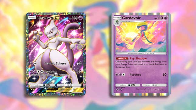 Mewtwo ex / Gardevoir.