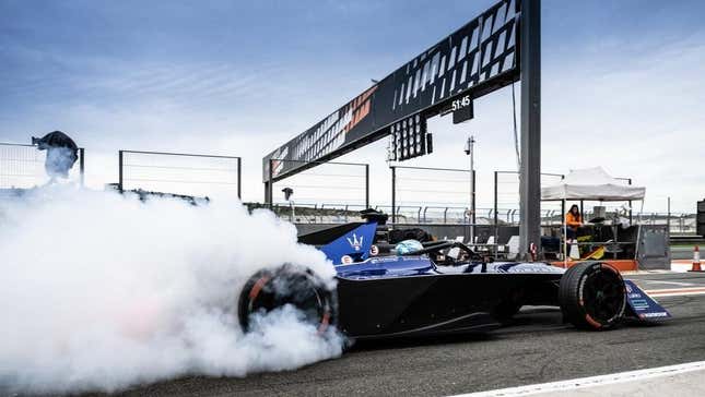 Auto Racing Drives Toward An Electric Future In Formula-E : NPR