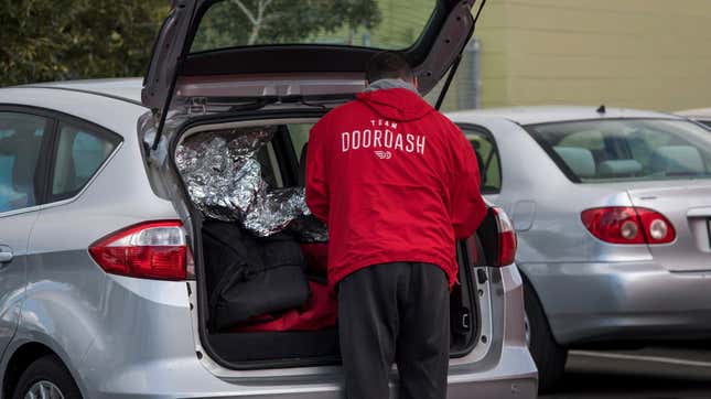 Image for article titled DoorDash Drivers Are Paid So Poorly, It’s A Human Rights Issue: UN