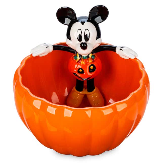 Vintage Mickey pumpkin candy dish