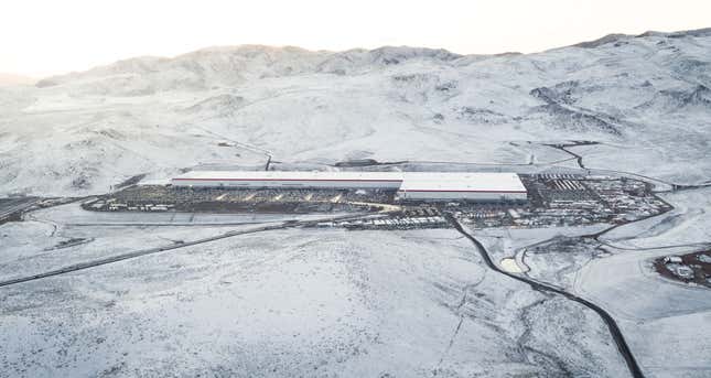 Tesla’s Nevada factory. The Texas one isn’t this far into construction