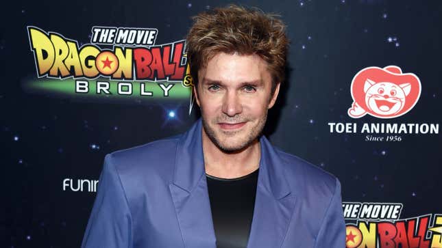 Vic Mignogna attends the Dragon Ball Super: Broly film premier at the TCL Chinese Theatre in Hollywood, California.