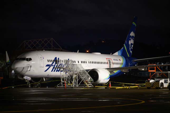 The Boeing 737 Max 9 that suffered a door plug blowout