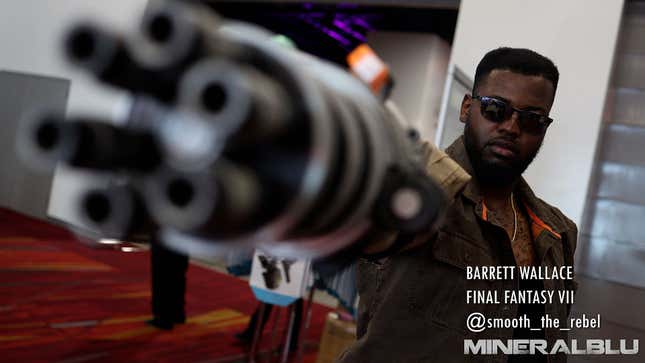 A photograph of a cosplayer at LVL UP 2025