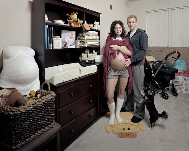 Kristin & Ryan, expecting in 18 days.