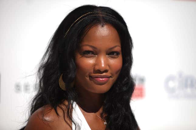 Garcelle Beauvais-Nilon arrives at the White Party hosted by Sean “Diddy” Combs and Ashton Kutcher to help raise awareness for Malaria No More held at a Private Residence on July 4, 2009 in Beverly Hills, California