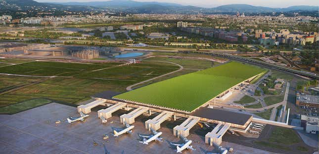 Image for article titled Italian Airport Will Feature 19-Acre Vineyard Atop New Terminal Roof