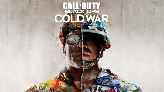 Key art for Call Of Duty Black Ops Cold War shows two soldiers side-by-side.