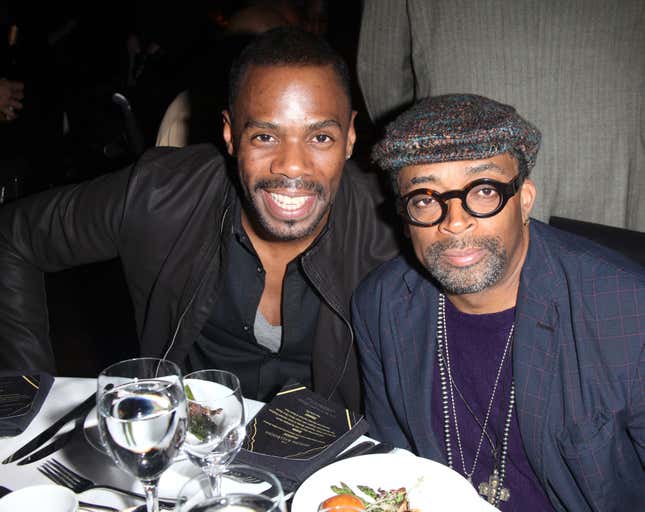 Colman Domingo und Spike Lee nehmen an der Benefiz-Preisverleihung des Woodie King Jr’s NFT New Federal Theatre zum 40. Jahr s Reunion-Gala in New York City teil. 