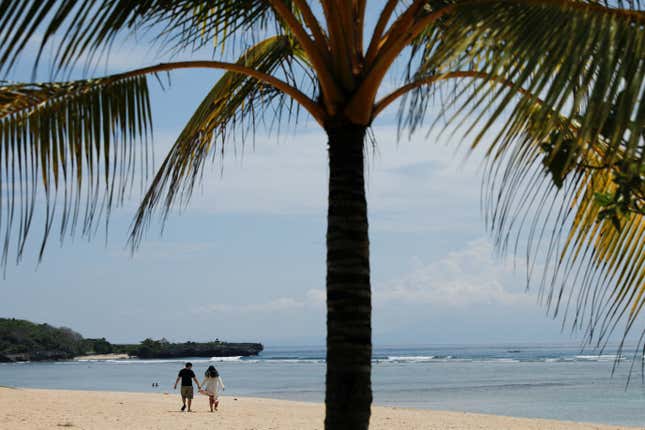 Bali beach