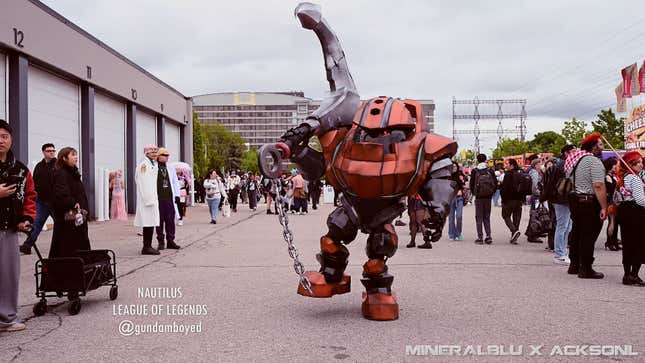 A cosplayer at Anime North 2025.