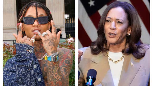 Image for article titled Black Twitter Lets Swae Lee Know How It Feels About Him Coming For Kamala Harris...It Ain&#39;t Pretty