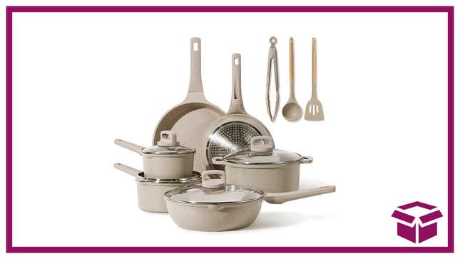 Image for article titled Walmart Is Serving Up The Best Deals With 65% Off The Viral CAROTE Pots and Pans Set