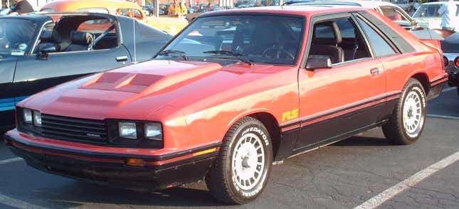 Mercury Capri in parking lot