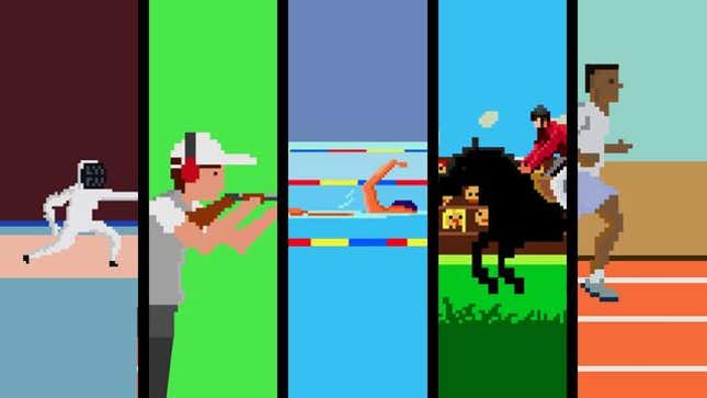 The Prettiest 8-Bit Montage of the Olympic Games Around