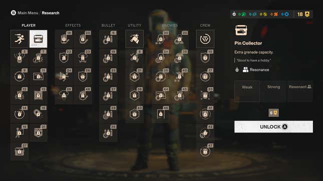 A screenshot shows various perks in FBC: Firebreak.