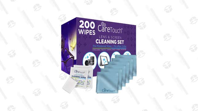 Care Touch Lens Wipes and Microfiber Cloths | $14 | Amazon | Promo Code 15GBDN88