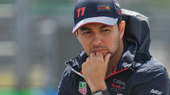 Sergio Perez of Mexico and Oracle Red Bull Racing during the F1 Grand Prix of Great Britain at Silverstone Circuit on July 9, 2023 in Northampton, United Kingdom.