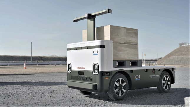 Image for article titled Honda&#39;s New Autonomous Work Vehicle Has 25-Percent Better Battery Life, 100-Percent Cuter Face