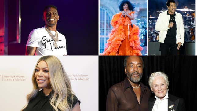 Bild für Artikel mit dem Titel Boosie Badazz bittet diese Promis um Hilfe, warum „Endless Love“ von Lionel Richie und Diana Ross immer noch ein Problem ist, Black Twitter reagiert auf Glenn Close in „Beim Sterben ist jeder der Erste“, Lizzos Gewichtsverlust und mehr